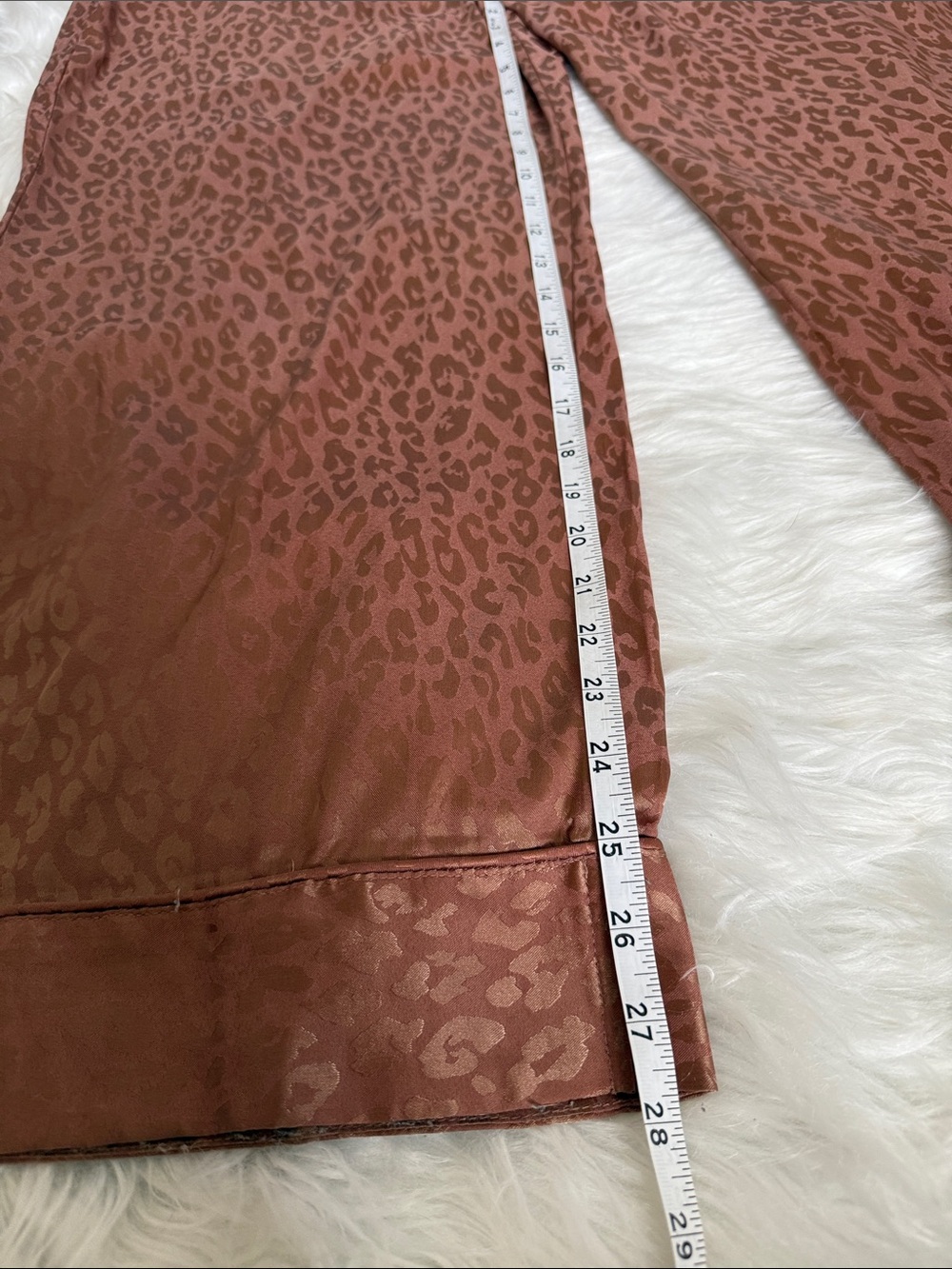 Show Me Your Mumu Leopard Pajama Pants XL Brown Lounge Sleepwear - Picture 6 of 7